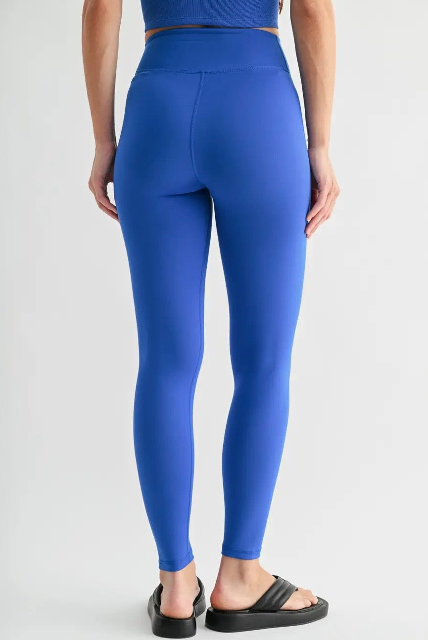 Venice Crossover Waist Leggings
