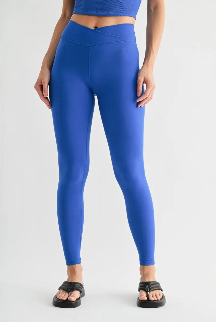 Venice Crossover Waist Leggings
