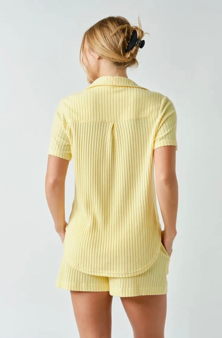 Softcore Ribbed Polo Tee